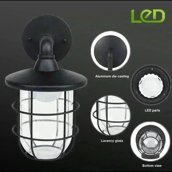🆕 MOON BAY Outdoor Modern LED Inside & Outside Light - Picture 4 of 4